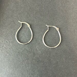 Silver earrings. Bought in Asheville NC at Elementality.